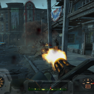 Fallout 4 Minigun в броне