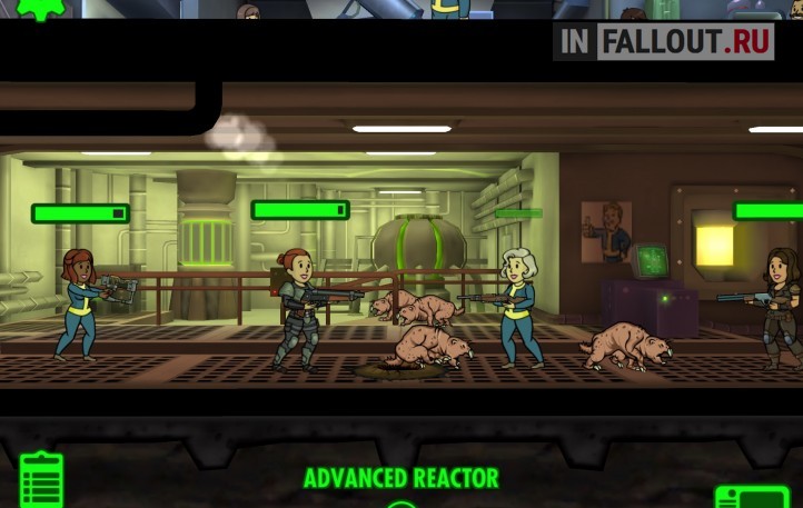 кротокрысы когти смерти Fallout Shelter