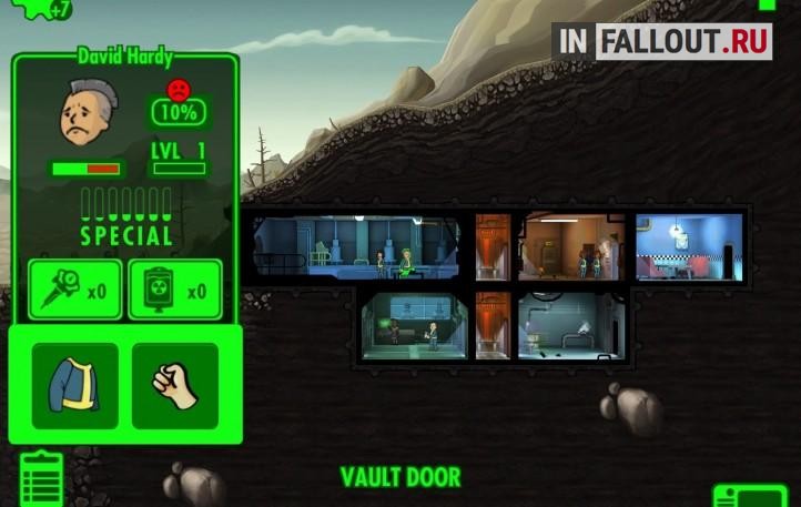 нехватка воды fallout shelter